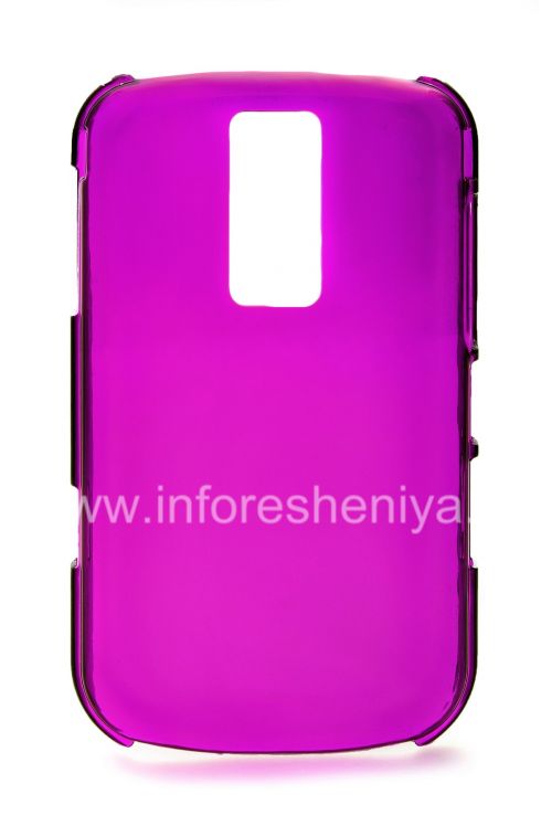 Photogallery for Couverture-couverture translucide en plastique pour BlackBerry 9000 Bold, Violet product