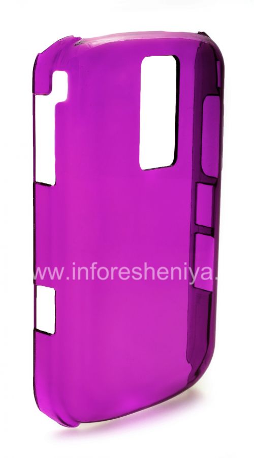 Photogallery for Couverture-couverture translucide en plastique pour BlackBerry 9000 Bold, Violet product