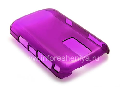 Photogallery for Couverture-couverture translucide en plastique pour BlackBerry 9000 Bold, Violet product
