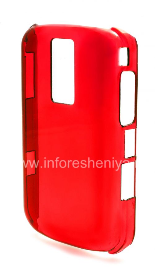Photogallery for Couverture-couverture translucide en plastique pour BlackBerry 9000 Bold, Rouge product