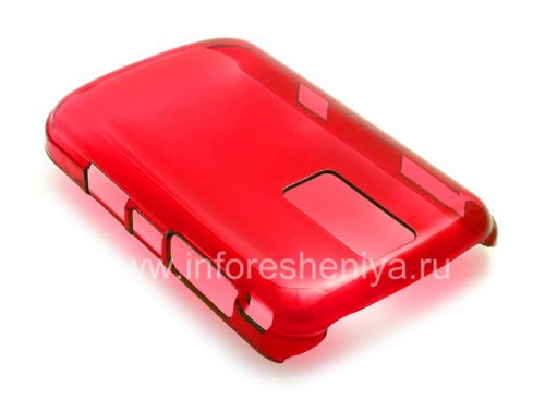 Photogallery for Couverture-couverture translucide en plastique pour BlackBerry 9000 Bold, Rouge product