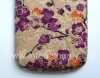Photo 5 — Exclusive back cover for BlackBerry 9000 Bold, "Flowers on the branch" Beige / Purple