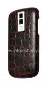 Photo 3 — এক্সক্লুসিভ পিছন কভার BlackBerry 9000 Bold, "কুমির", ব্রাউন