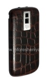 Photo 6 — Exklusive hintere Abdeckung BlackBerry 9000 Bold, "Krokodil", Brown