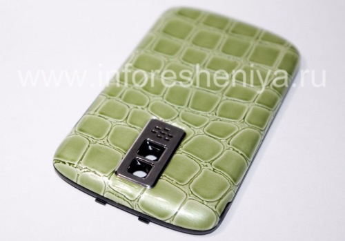 Photogallery for 独家后盖BlackBerry 9000 Bold, “鳄鱼”，绿色 product