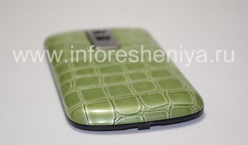 Photogallery for 独家后盖BlackBerry 9000 Bold, “鳄鱼”，绿色 product