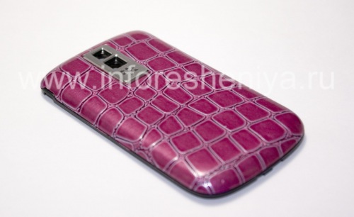 Photogallery for 独家后盖BlackBerry 9000 Bold, “鳄鱼”，勃艮第 product