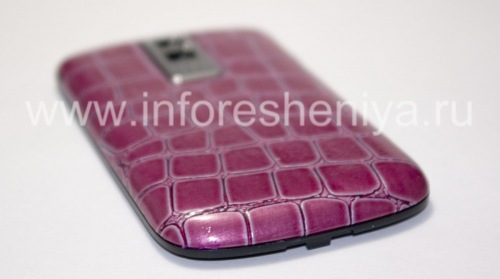 Photogallery for 独家后盖BlackBerry 9000 Bold, “鳄鱼”，勃艮第 product