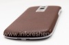 Photo 4 — penutup belakang eksklusif BlackBerry 9000 Bold, "Skin", Brown