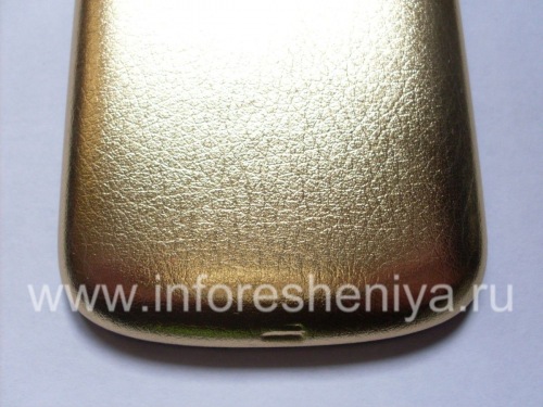 Photogallery for 独家后盖BlackBerry 9000 Bold, “皮肤”，金 product