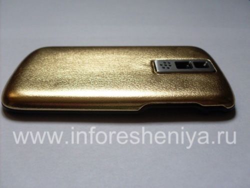 Photogallery for 独家后盖BlackBerry 9000 Bold, “皮肤”，金 product