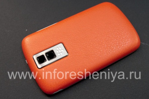 Photogallery for 独家后盖BlackBerry 9000 Bold, “皮肤”，橙色 product