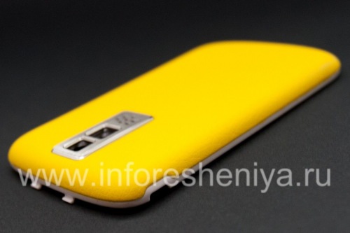 Photogallery for 独家后盖BlackBerry 9000 Bold, “皮肤”，黄 product