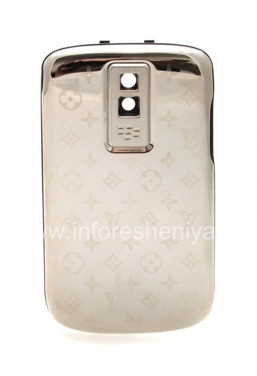 Photogallery for 独家后盖BlackBerry 9000 Bold, 金属“品牌”，银 product