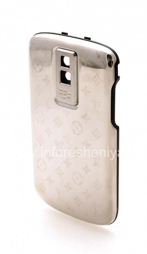 Photogallery for 独家后盖BlackBerry 9000 Bold, 金属“品牌”，银 product