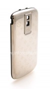 Photo 4 — couvercle arrière exclusif BlackBerry 9000 Bold, Metal "marque" Silver LV