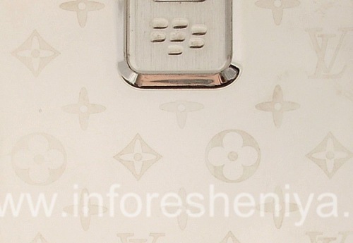 Photogallery for 独家后盖BlackBerry 9000 Bold, 金属“品牌”，银 product