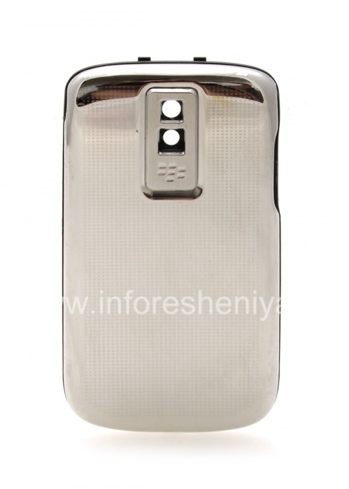 Photogallery for 独家后盖BlackBerry 9000 Bold, 金属“救济”，银 product