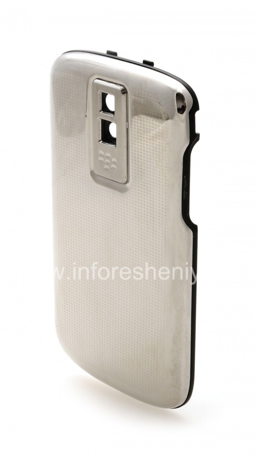 Photogallery for 独家后盖BlackBerry 9000 Bold, 金属“救济”，银 product
