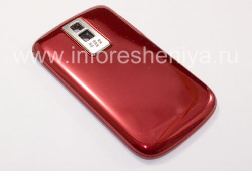 Photogallery for 独家后盖BlackBerry 9000 Bold, 塑料，红色有光泽 product