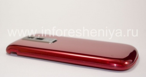Photogallery for 独家后盖BlackBerry 9000 Bold, 塑料，红色有光泽 product