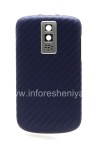 Photo 1 — cubierta trasera exclusiva BlackBerry 9000 Bold, "Carbono", Azul