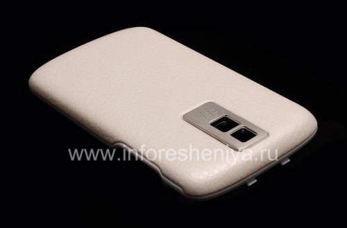 Photogallery for BlackBerry 9000 Bold জন্য মূল পিছনের মলাটে, হোয়াইট / পার্ল হোয়াইট product