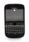 Photo 1 — Kabinet Warna untuk BlackBerry 9000 Bold, Matte Black, penutup "kulit"