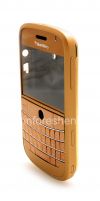 Photo 3 — Color de la carcasa para BlackBerry 9000 Bold, Mate del oro, cubierta de "piel"