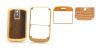 Photo 4 — Color de la carcasa para BlackBerry 9000 Bold, Mate del oro, cubierta de "piel"