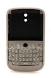 Photo 1 — Colour iKhabhinethi for BlackBerry 9000 Bold, Grey Brushed, Cover Plastic