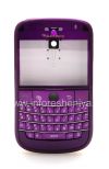 Photo 1 — Kabinet Warna untuk BlackBerry 9000 Bold, Ungu Pearl, penutup "kulit"