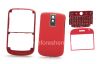 Photo 3 — Colour iKhabhinethi for BlackBerry 9000 Bold, Red Brushed, Cover "Skin"