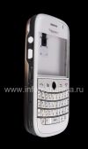 Photo 5 — Boîtier de couleur pour BlackBerry 9000 Bold, White Pearl, Casquettes