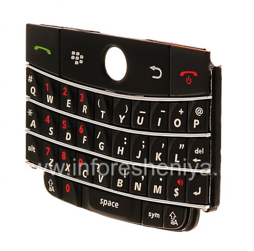 Photogallery for Die ursprüngliche englische Tastatur für Blackberry 9000 Bold, Schwarz product