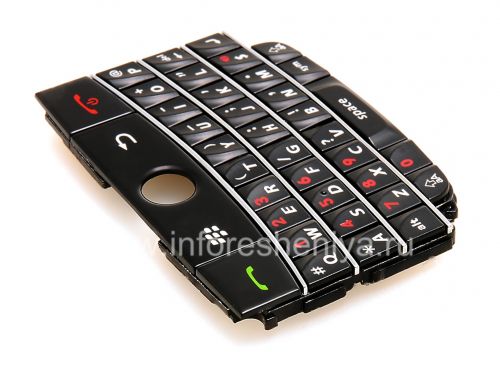 Photogallery for Die ursprüngliche englische Tastatur für Blackberry 9000 Bold, Schwarz product