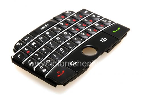Photogallery for Die ursprüngliche englische Tastatur für Blackberry 9000 Bold, Schwarz product