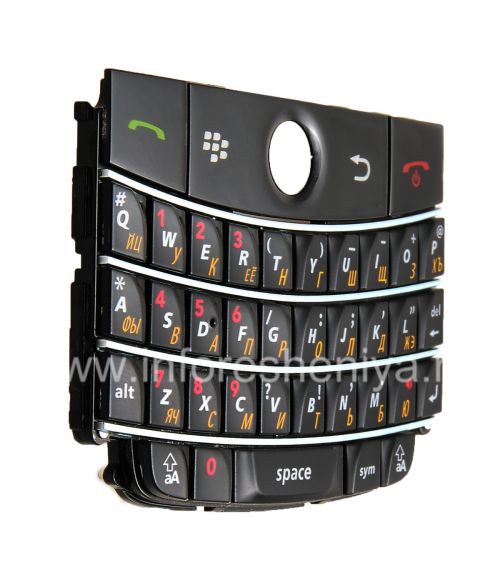 Photogallery for Keyboard Rusia BlackBerry 9000 Bold, hitam product