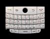 Photo 1 — Pearl White clavier russe BlackBerry 9000 Bold, White (blanc perle)