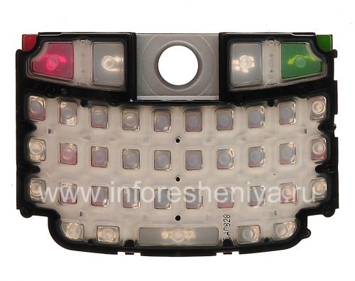 Photogallery for Pearl White clavier russe BlackBerry 9000 Bold, White (blanc perle) product
