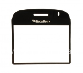 Glass on the screen for BlackBerry 9000 Bold, The black
