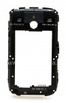 The middle part of the original case for the BlackBerry 9000 Bold, The black