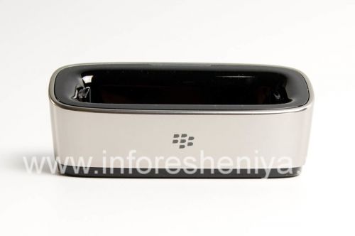 Photogallery for شاحن سطح المكتب الأصلي &quot;زجاج&quot; الشحن قرنة لبلاك بيري 9000 Bold, معدني product