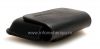 Photo 6 — Kulit asli Case Bag dengan Clip Horisontal Holster untuk BlackBerry 9000 Bold, Black (hitam)