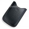 Photo 1 — Original-Leder-Kasten-Tasche Ledertasche Tasche für Blackberry 9000 Bold, Black (Schwarz)