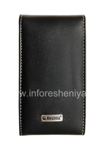 Signature Kulit Kasus Krusell Orbit Flex Multidapt Leather Case untuk BlackBerry 9000 Bold
