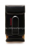 Photo 2 — Signature cuir Krusell Orbit Flex Etui en cuir Multidapt pour Bold BlackBerry 9000, Noir (Black)