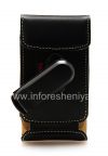 Photo 12 — Signature Leather Case Krusell Orbit Flex Multidapt Ledertasche für Blackberry 9000 Bold, Black (Schwarz)