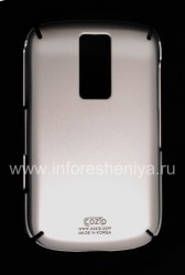 penutup plastik perusahaan, meliputi Cozip Snap pada Slim untuk BlackBerry 9000 Bold, perak
