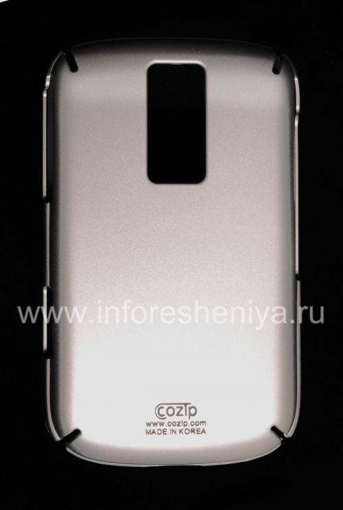Photogallery for ফার্ম প্লাস্টিক কভার, BlackBerry 9000 Bold জন্য Slim উপর Cozip স্ন্যাপ আবরণ, রূপা product